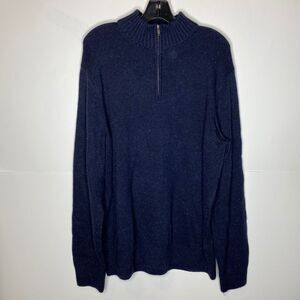 Kohl's Sonoma Men's 1/4 zip knit sweater XL NWOT